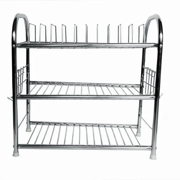 Choice 18×18 inch Wall Mount Modern Kitchen Utensils Dish Rack Stainless Steel Kitchen Rack Utensil Rack Utensil Stand